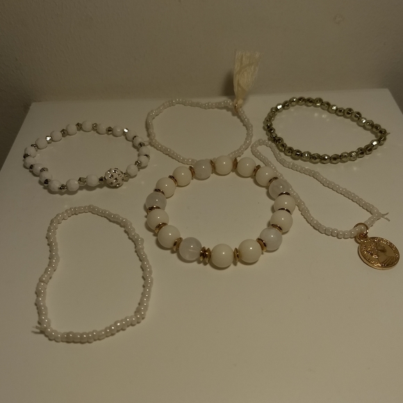 PEARL BRACELET SET - Cute multiple layer jewelry - Picture 3 of 5